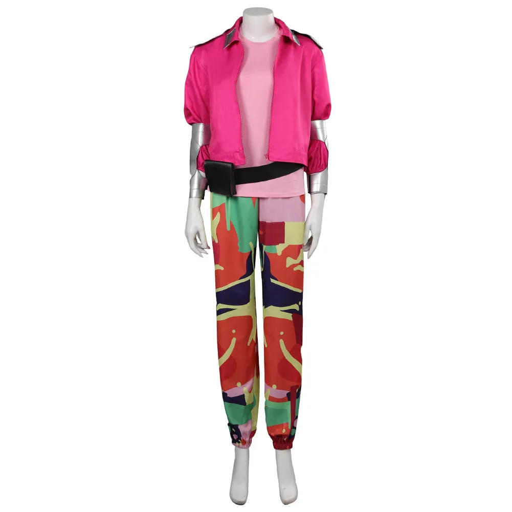 2023 Weird Doll Women Pink Punk Outfits Party Carnival Halloween Cosplay Costume