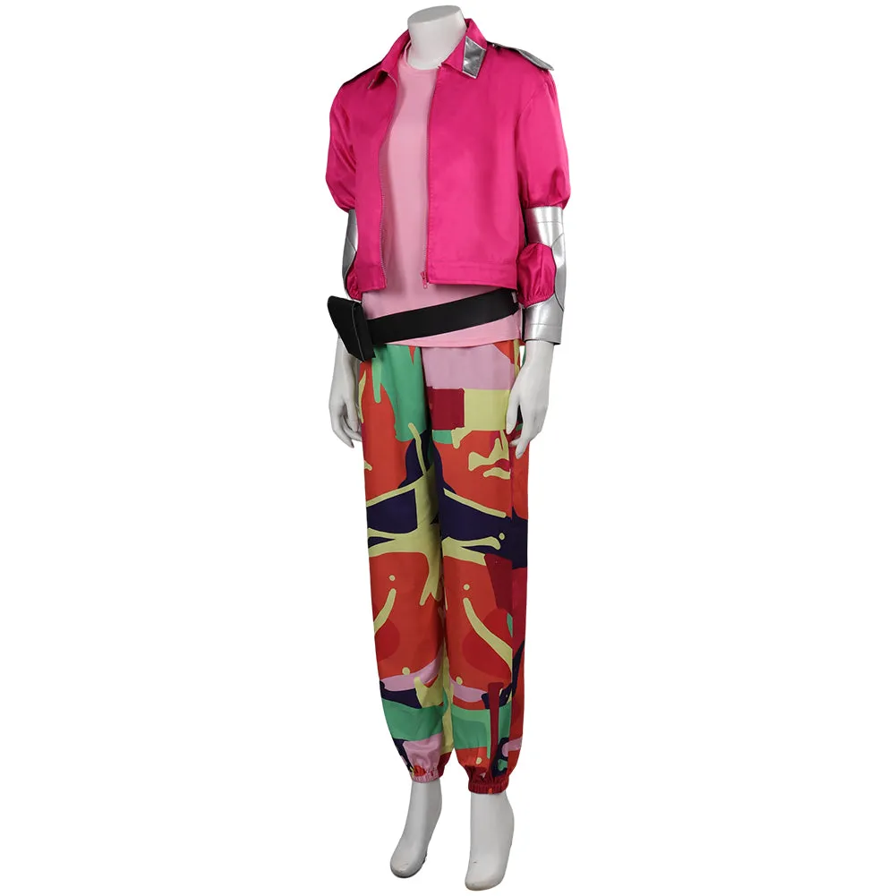 2023 Weird Doll Women Pink Punk Outfits Party Carnival Halloween Cosplay Costume