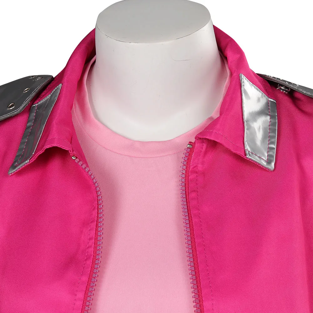 2023 Weird Doll Women Pink Punk Outfits Party Carnival Halloween Cosplay Costume
