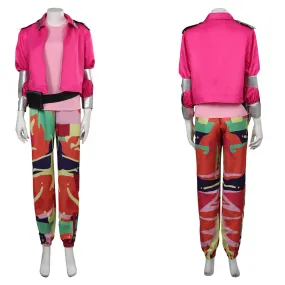 2023 Weird Doll Women Pink Punk Outfits Party Carnival Halloween Cosplay Costume