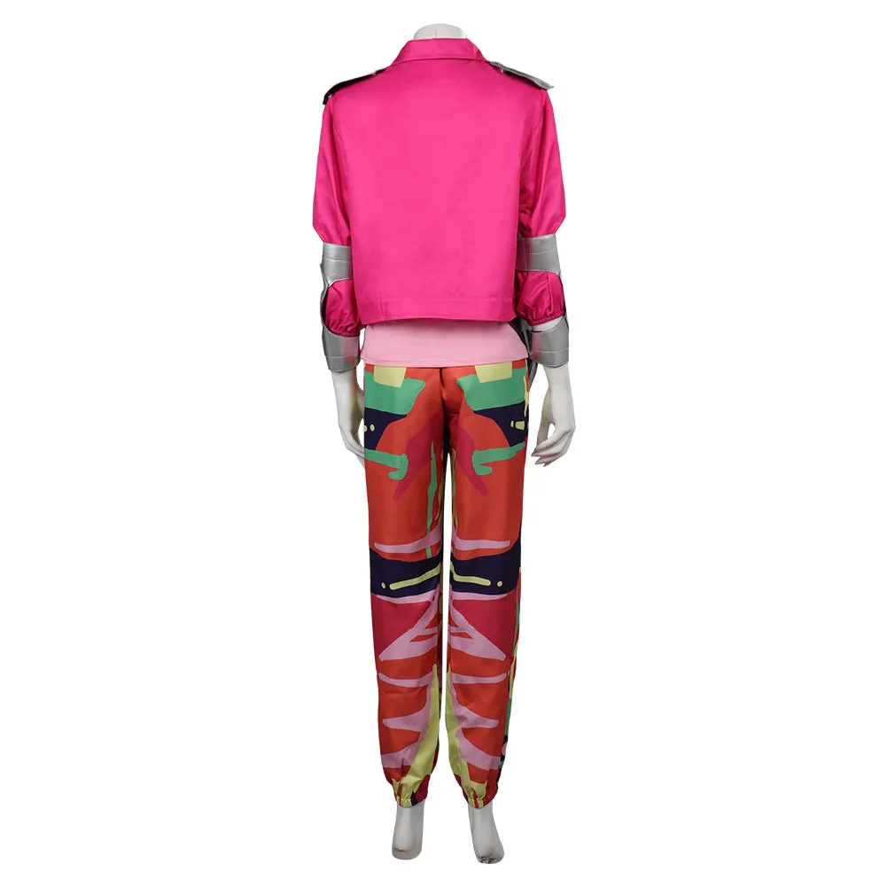 2023 Weird Doll Women Pink Punk Outfits Party Carnival Halloween Cosplay Costume