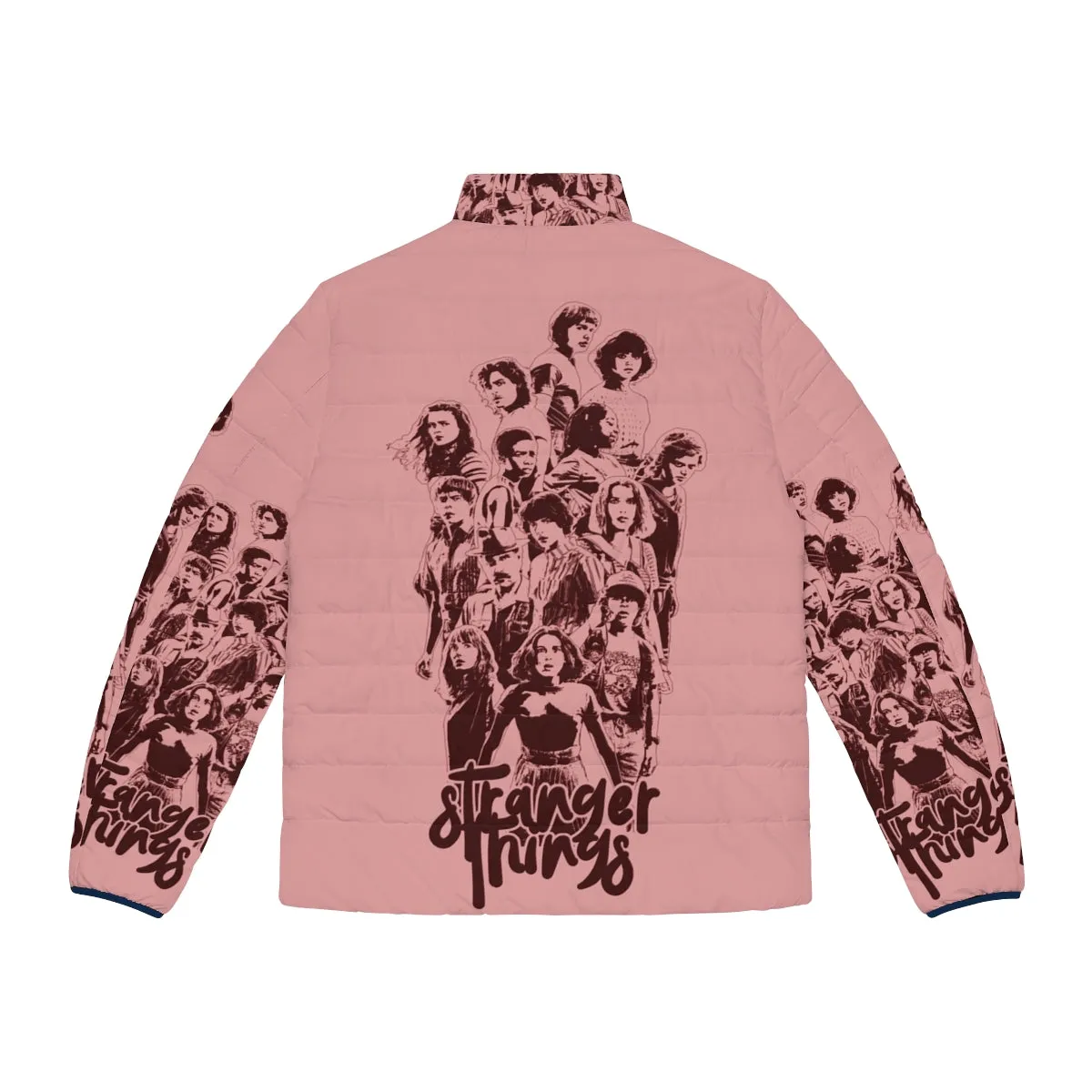 3 Times Stranger Puffer Jacket - Eleven & Stranger Things Inspired