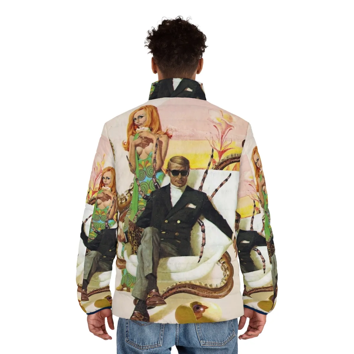 Agent Lovecraft Cosmic Horror Puffer Jacket | Retro Vintage Apparel