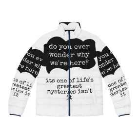 Al Jazeera Inspired Puffer Jacket - Unique Arabian Fashion for Winter