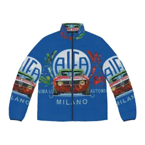 Alfa Romeo GTA Sprint Inspired Vintage Puffer Jacket