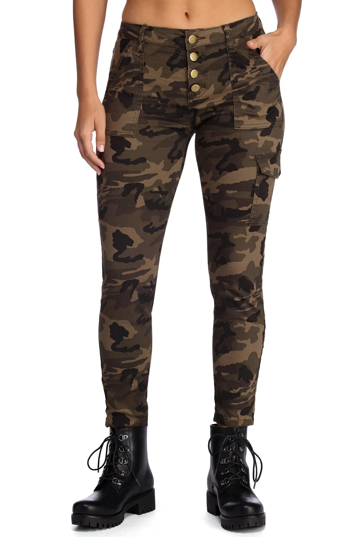 All In The Details Skinny Cargo Pants