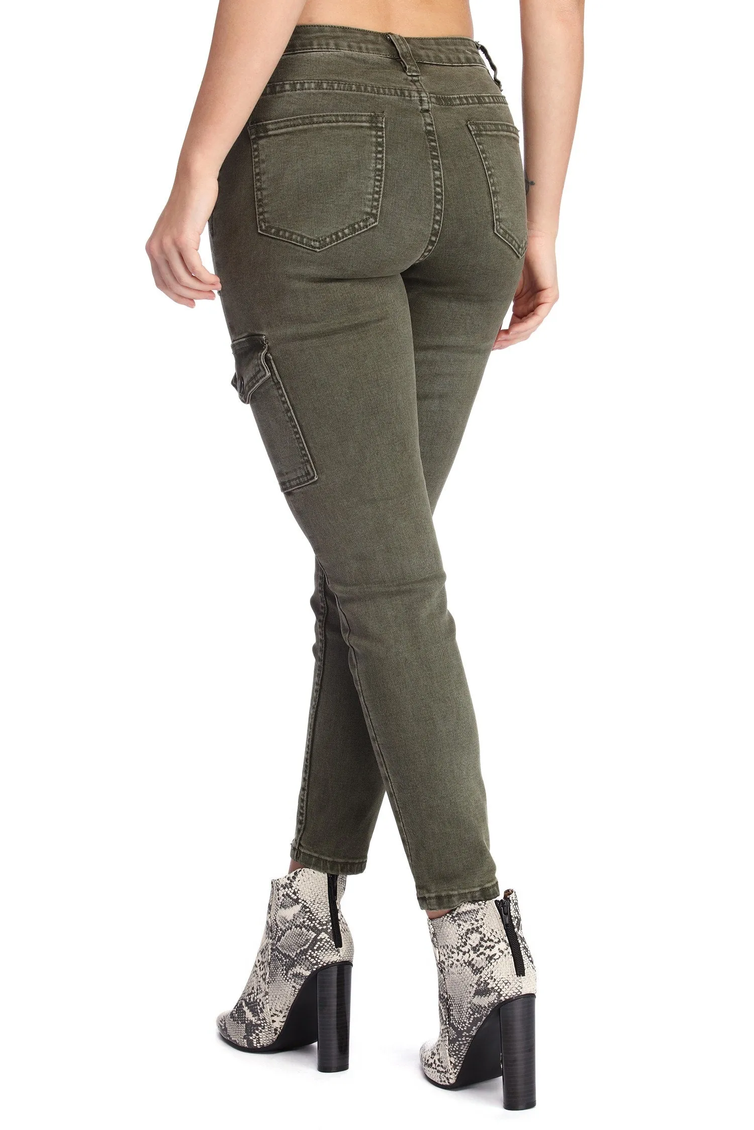 All In The Details Skinny Cargo Pants