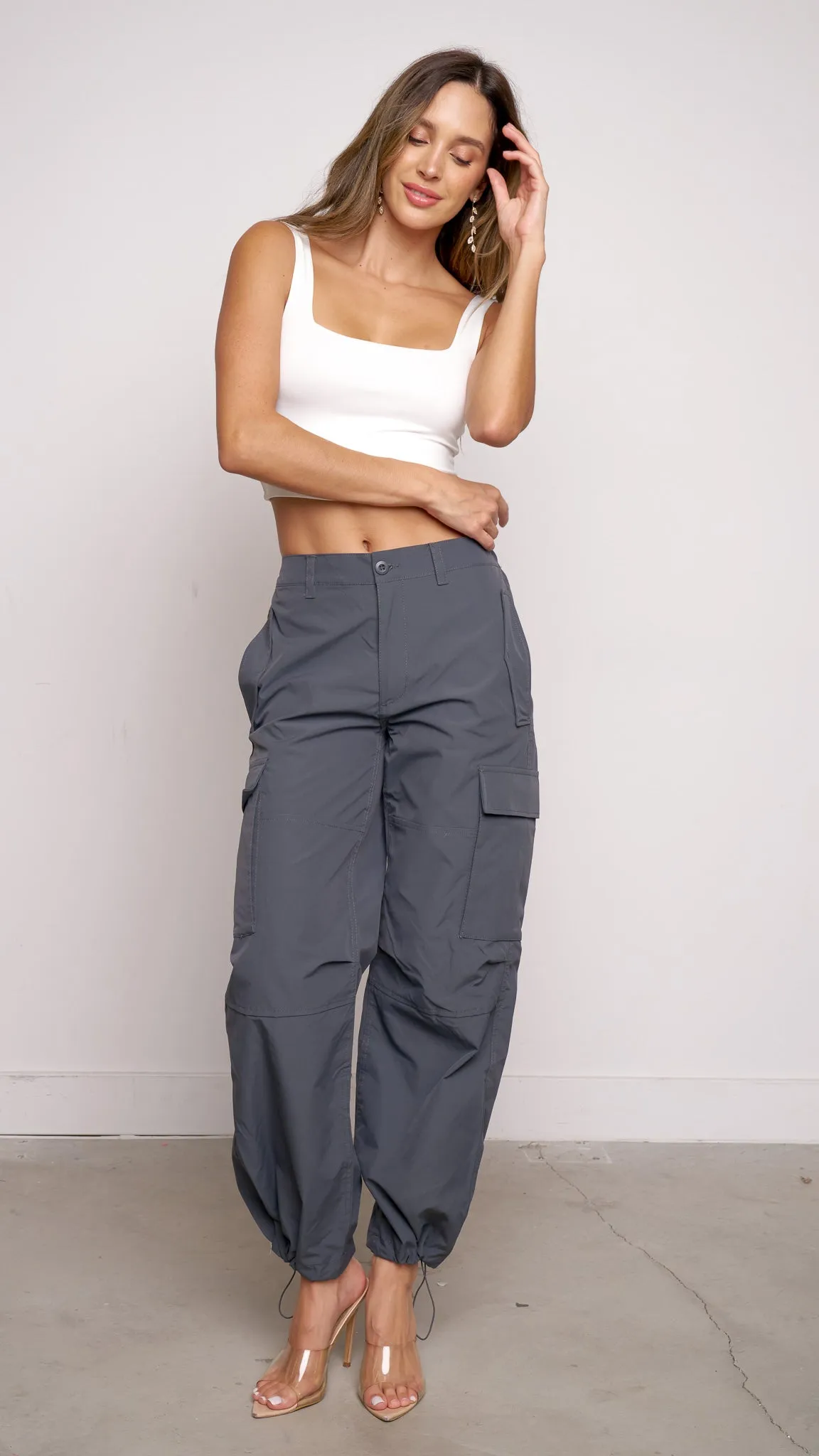 Aubri pants in gray
