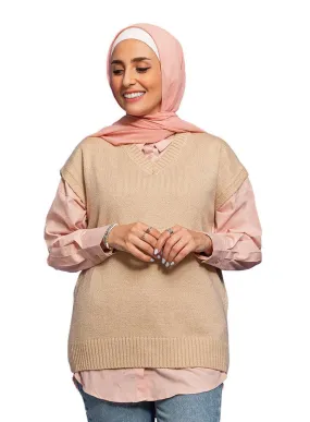 Beige Cut Pullover