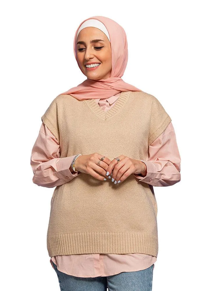 Beige Cut Pullover