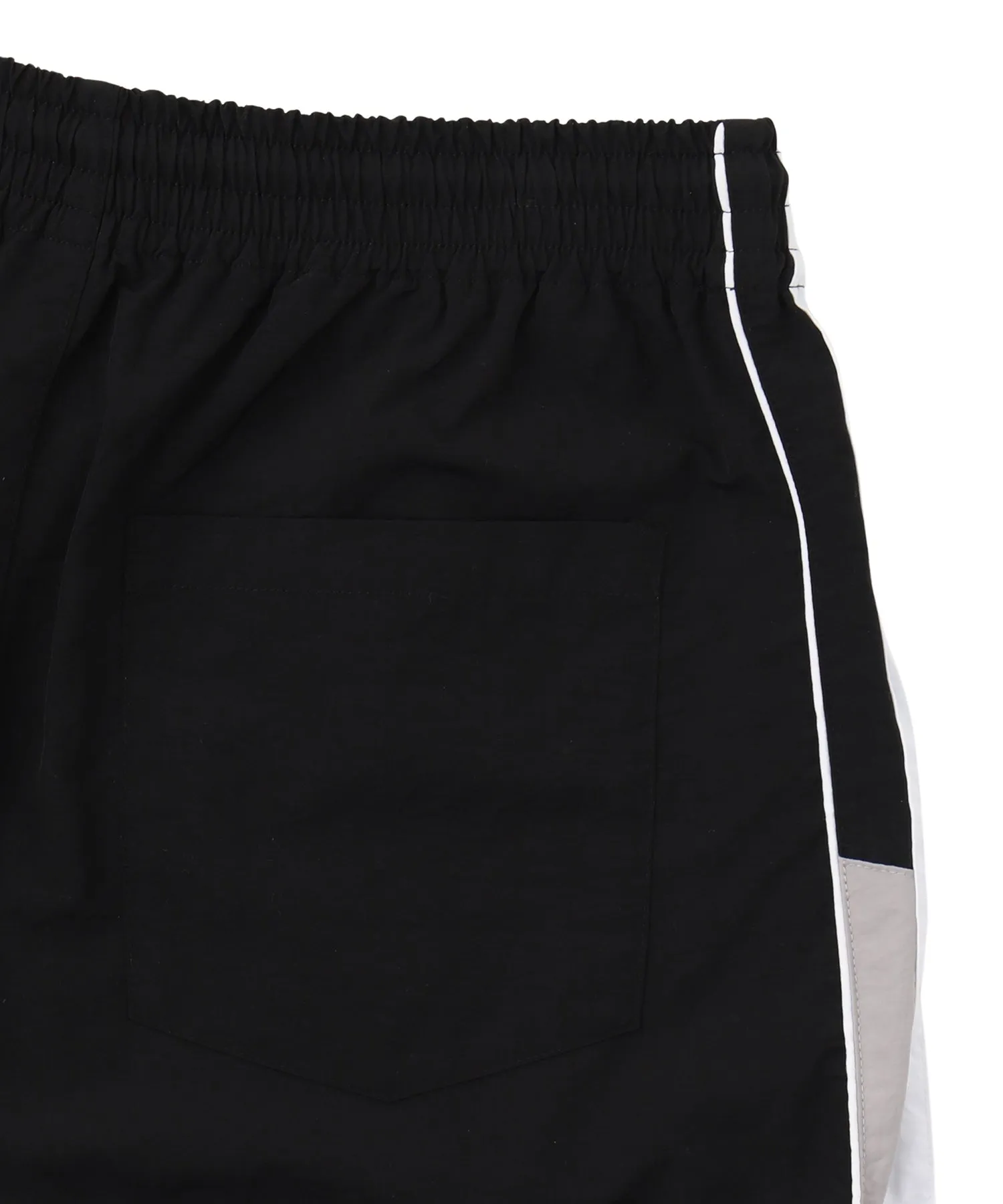 Bicolor nylon track pants