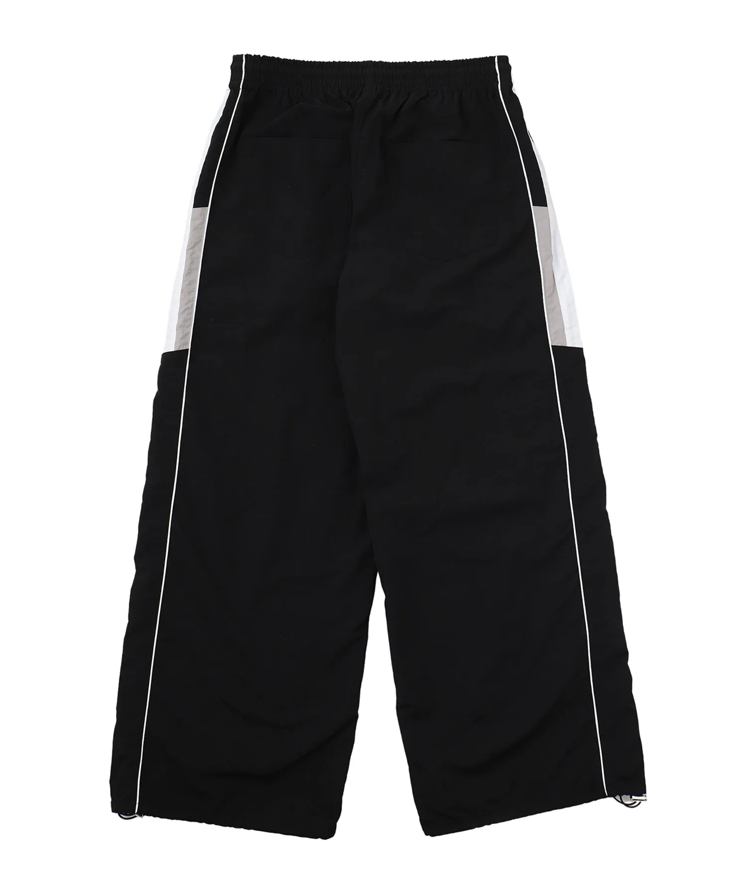 Bicolor nylon track pants