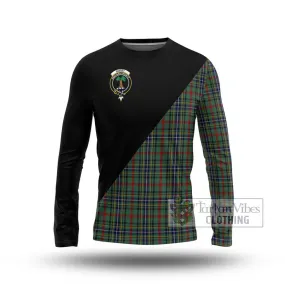 Bisset Tartan Long Sleeve T-Shirt with Family Crest and Military Logo Style