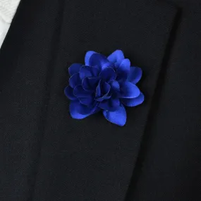 Blue Flower Lapel Pin