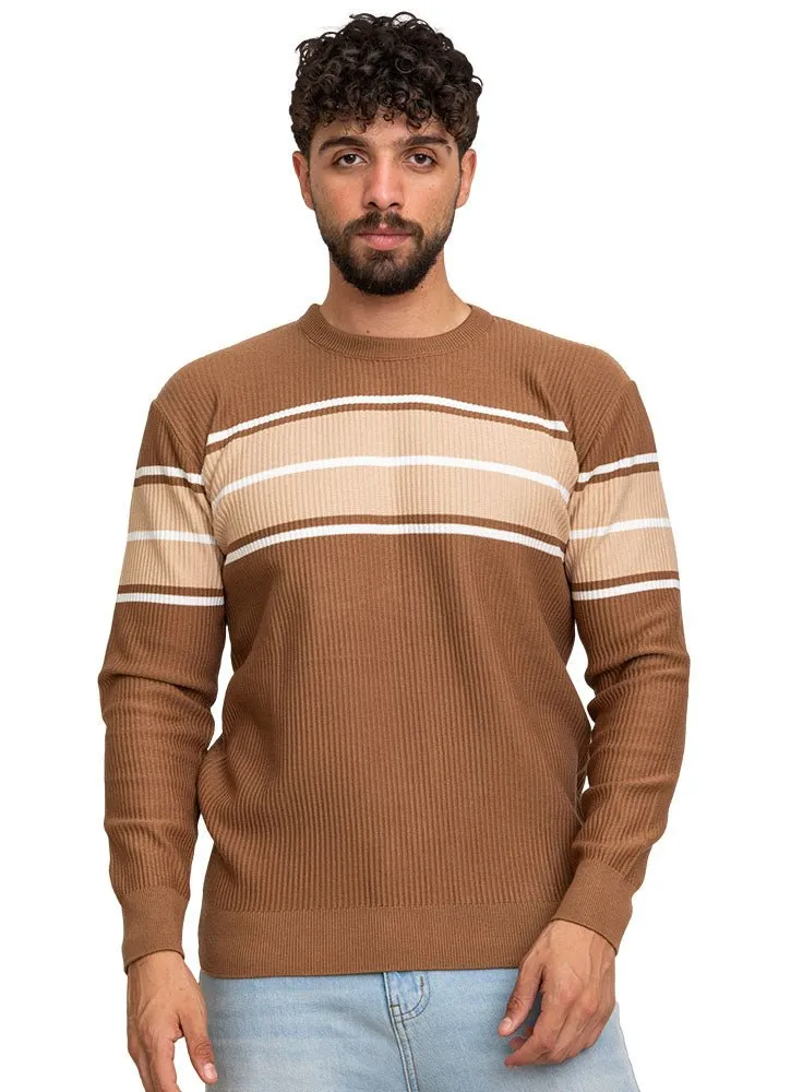 Brown-Design0012 BS-Round Pullover