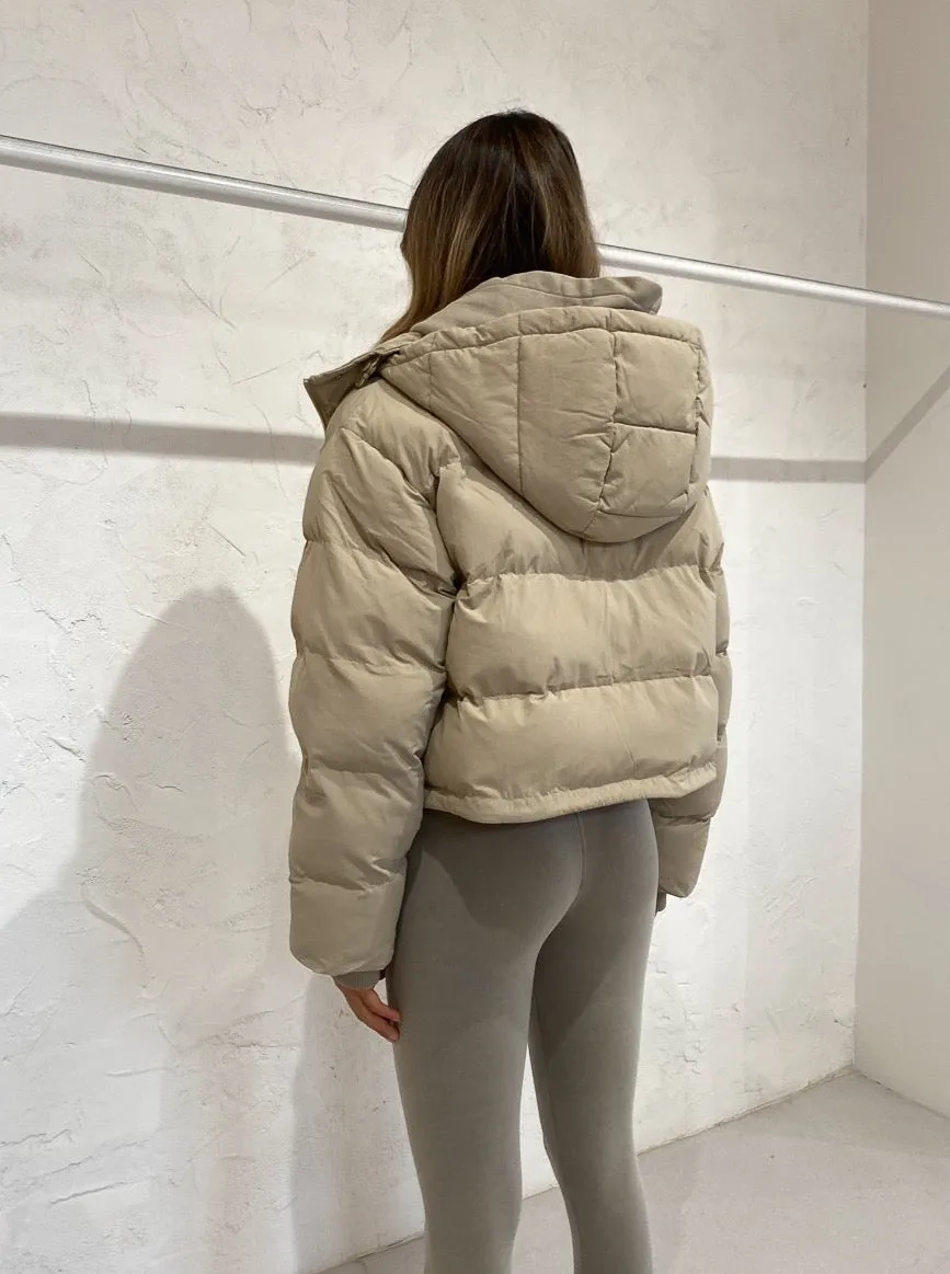 Camilla and Marc Norah Puffer in Stone