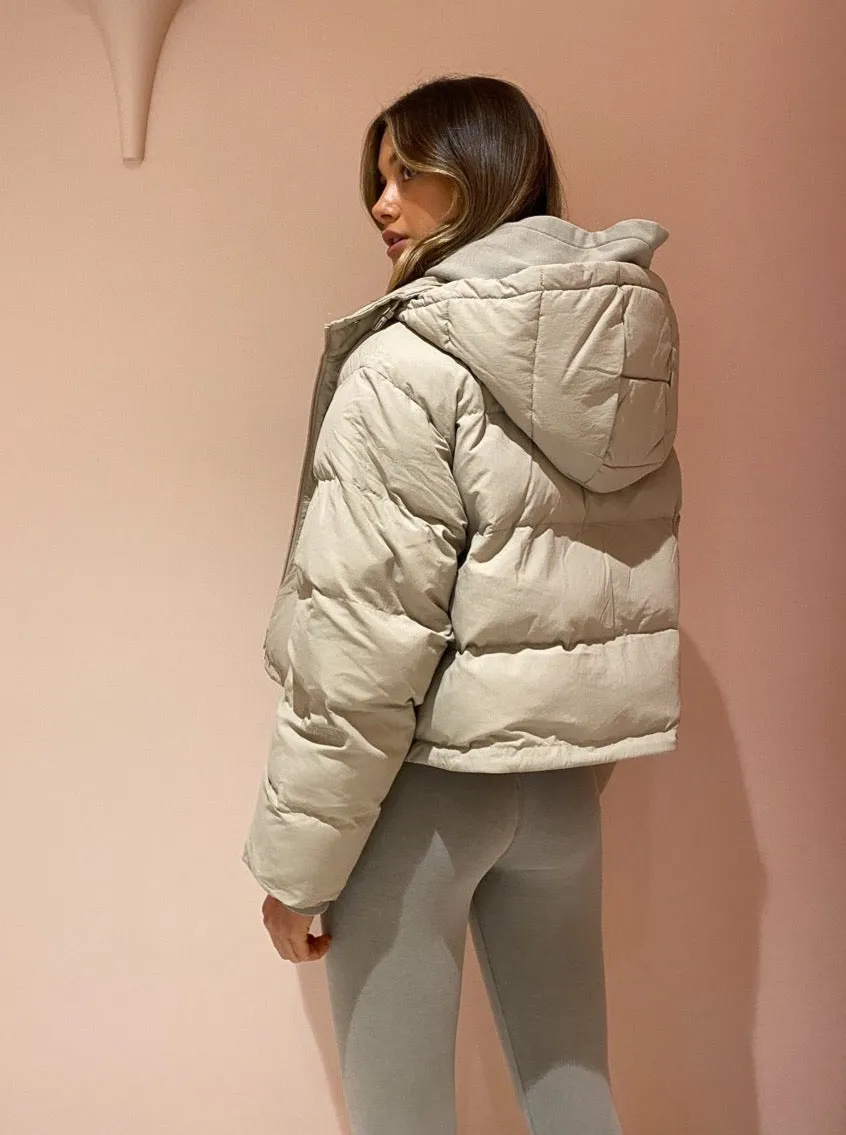 Camilla and Marc Norah Puffer in Stone