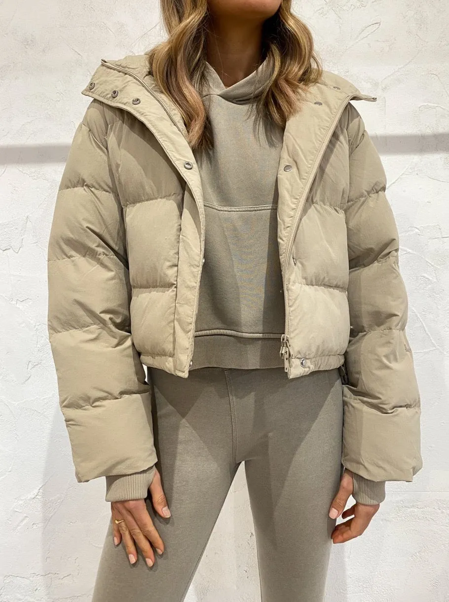Camilla and Marc Norah Puffer in Stone