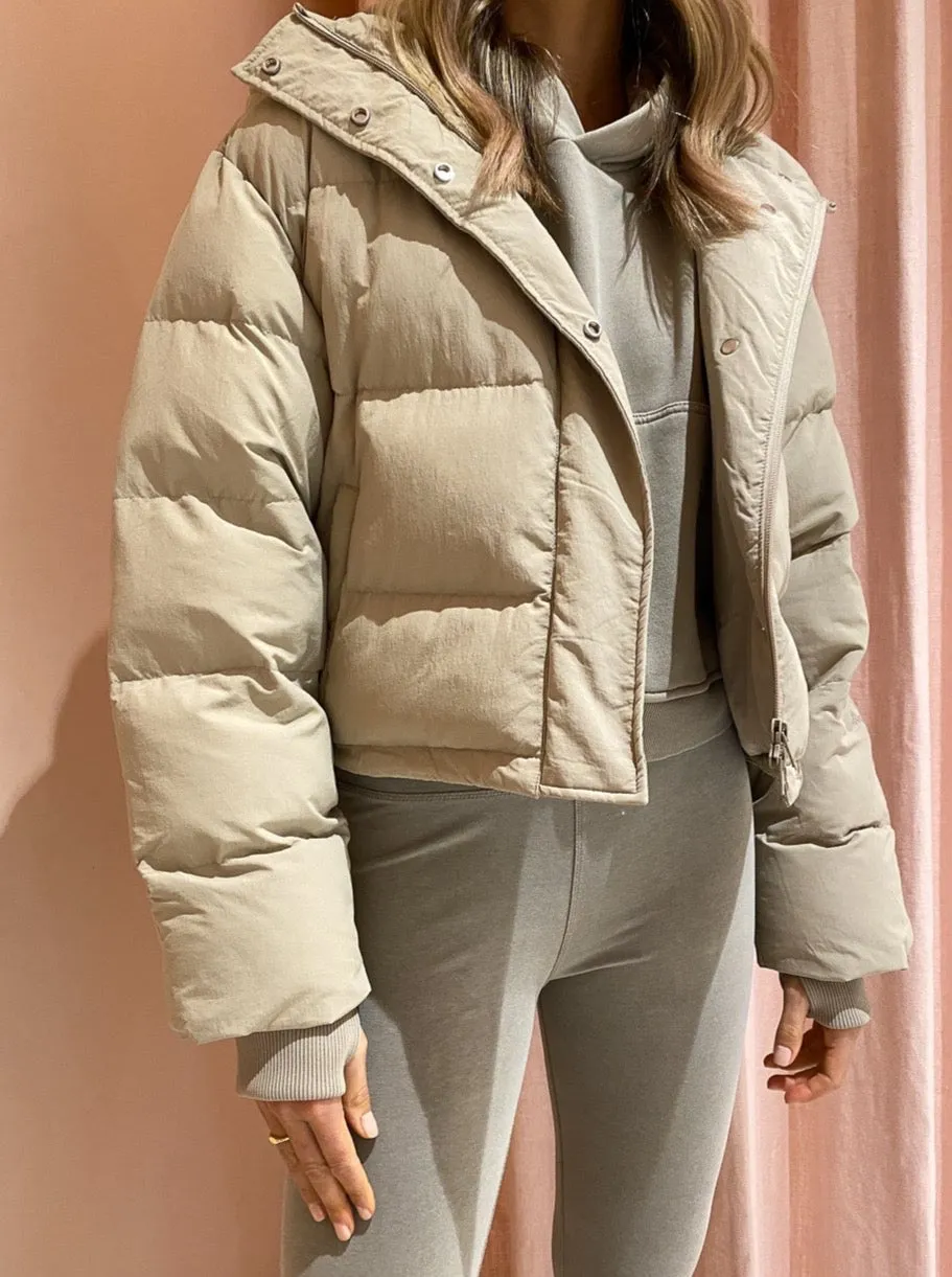 Camilla and Marc Norah Puffer in Stone