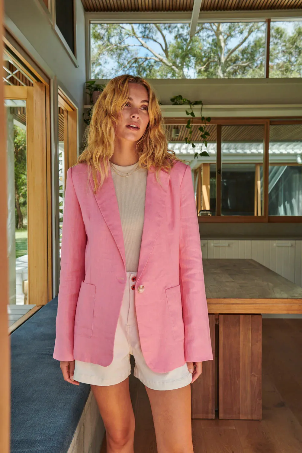 Channing Jacket in Pink