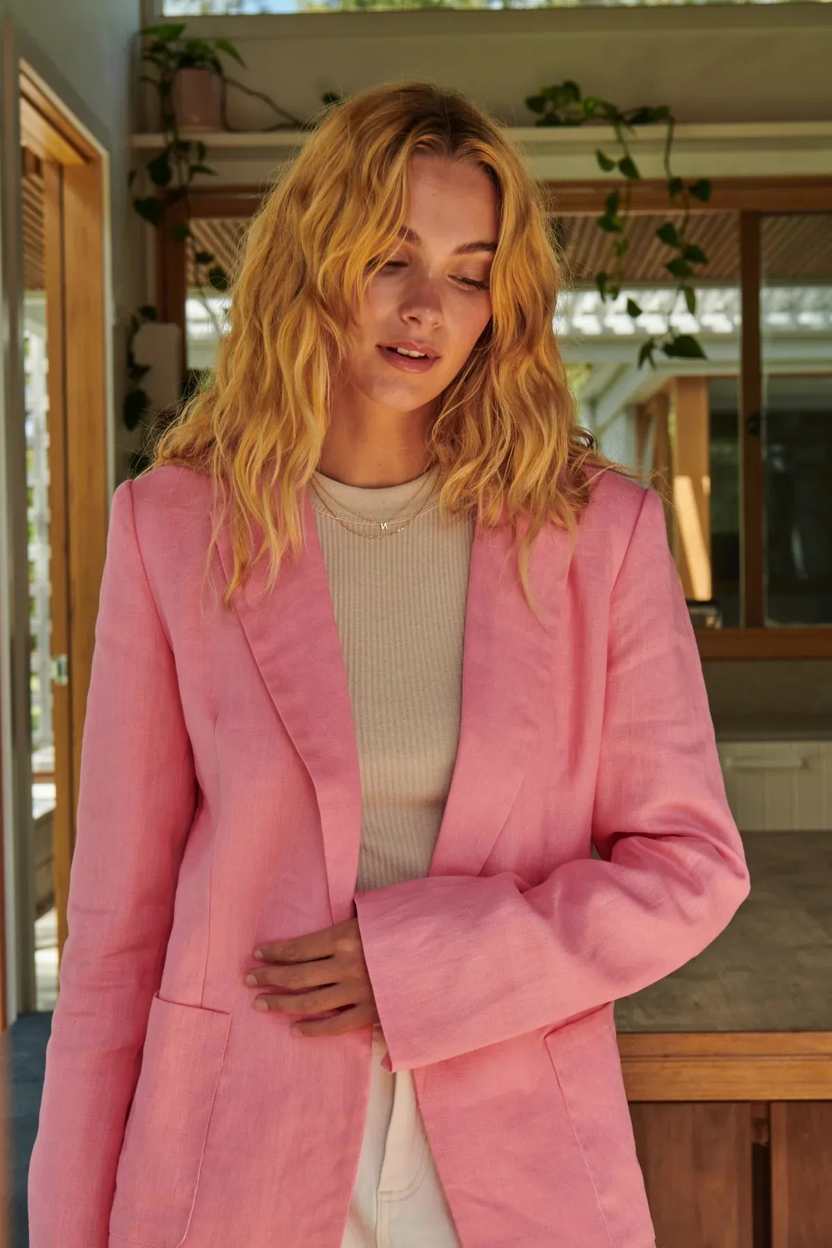 Channing Jacket in Pink
