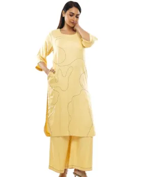 Chawal Takka Kurta Set