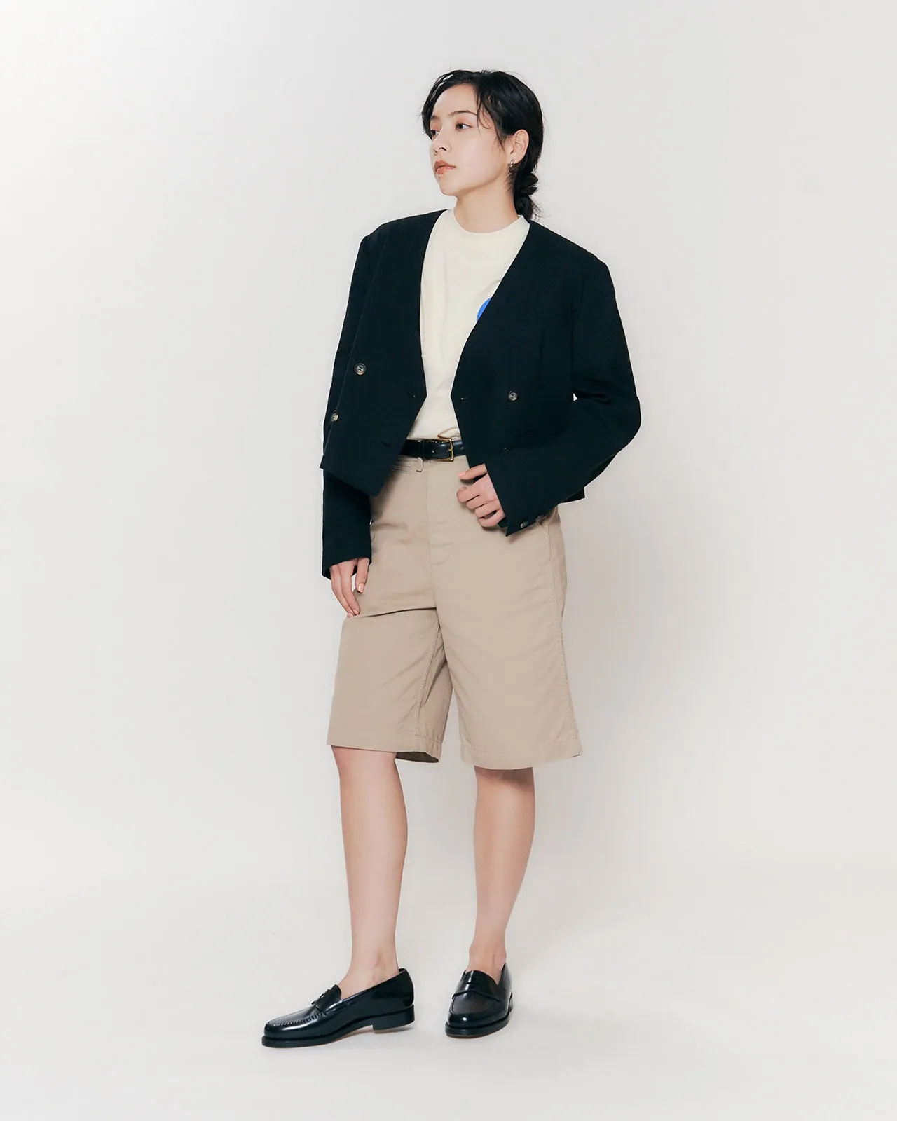 COTTON LINEN SHORT JACKET