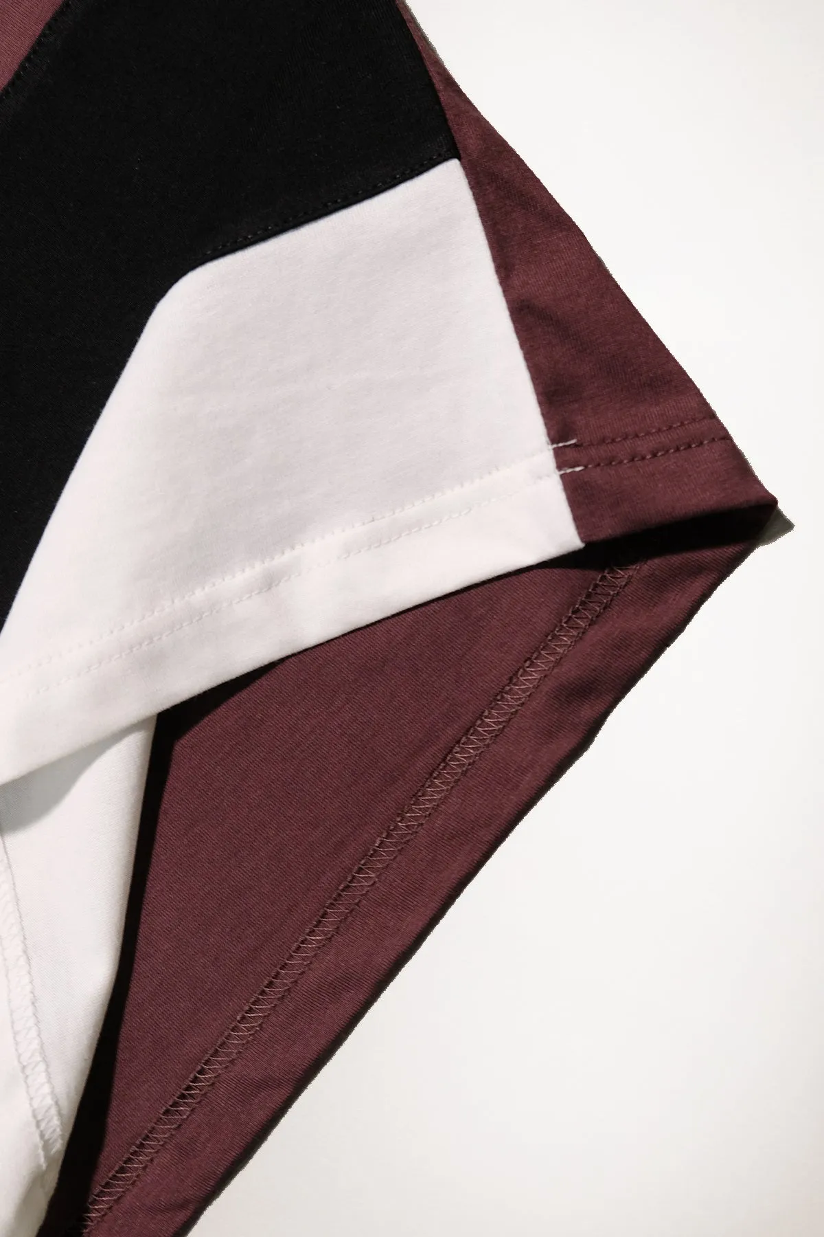 Cut & Sew Long T-Shirt (Plus Size) - P21- WT0015P