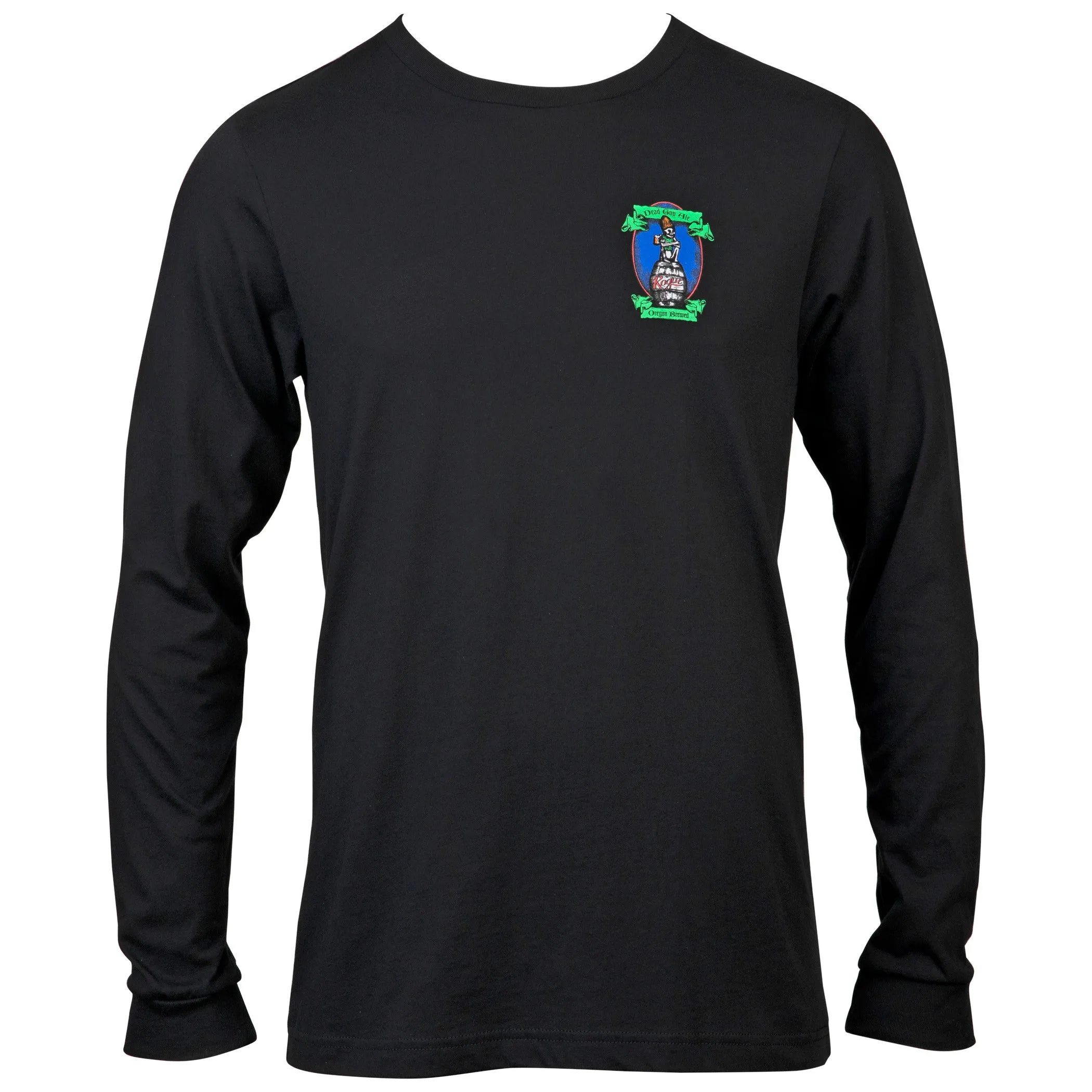 Dead Guy Full Color Logo Front and Back Print Long Sleeve Shirt