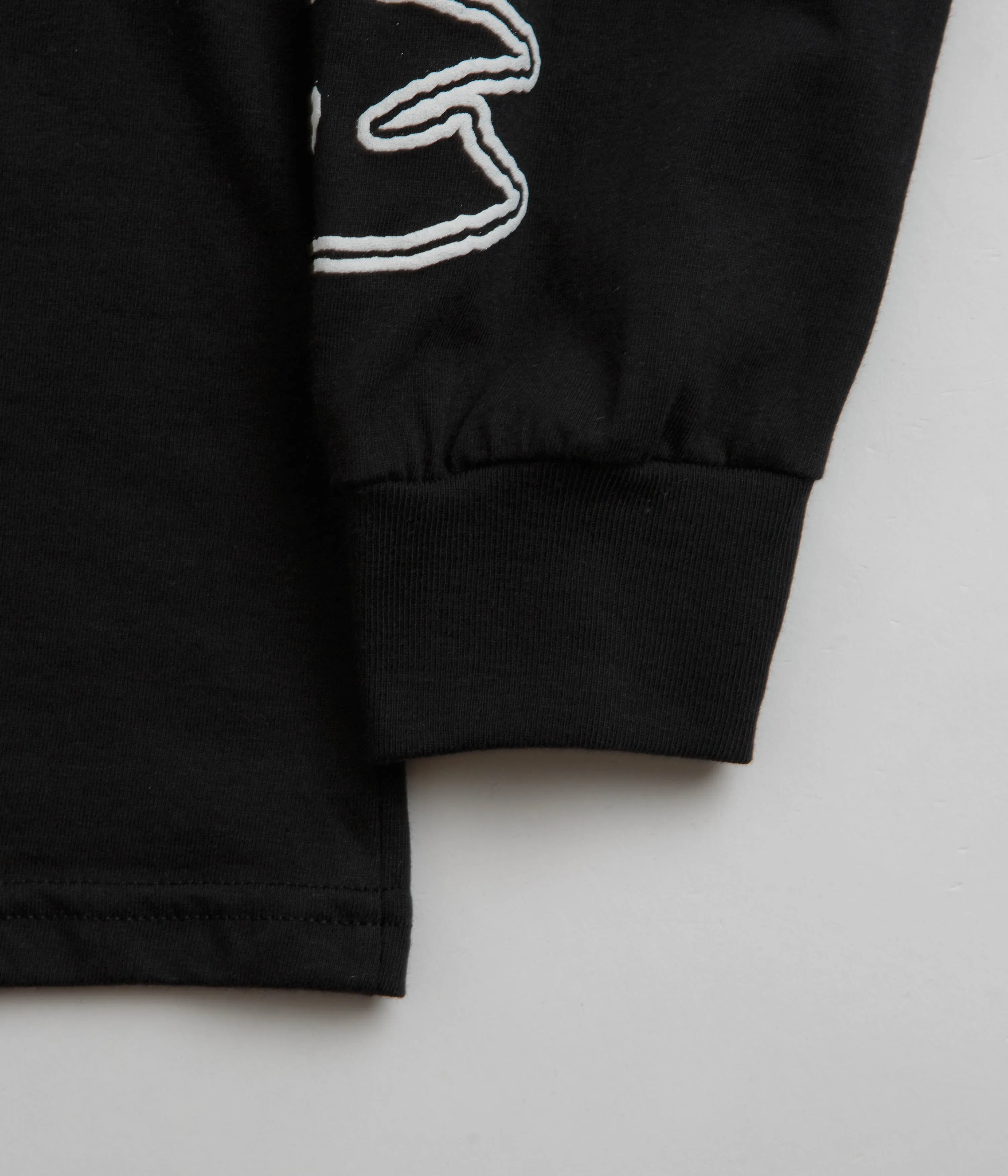 Dungeon Portcullis Logo Long Sleeve T-Shirt - Black