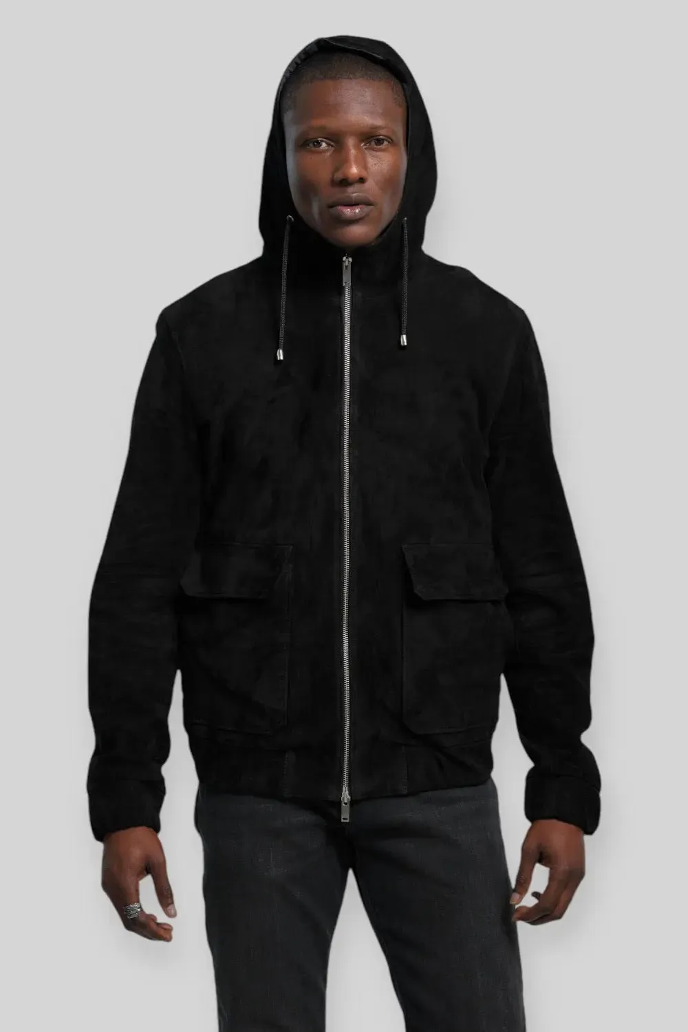 Enzo Suede Leather Jacket