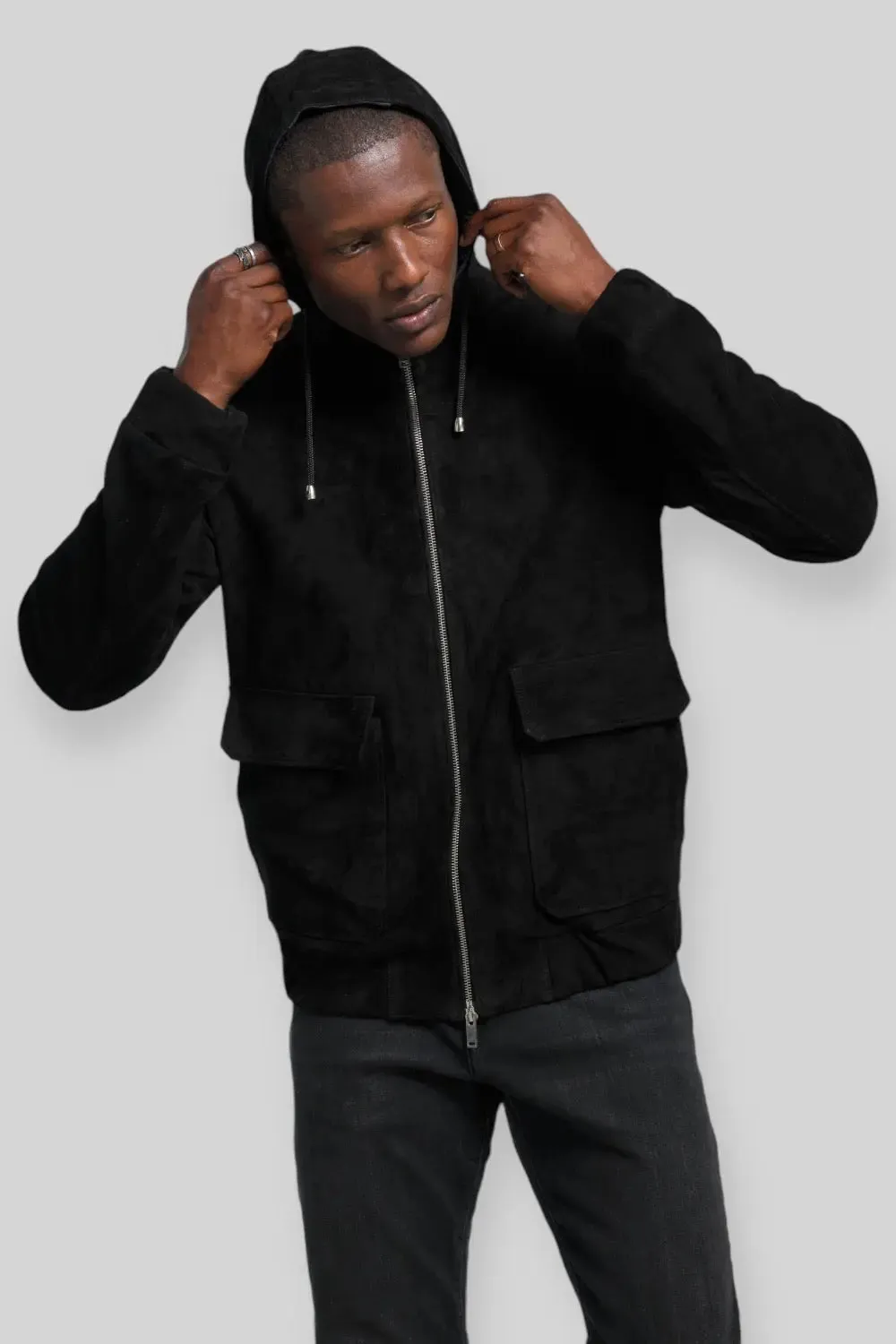 Enzo Suede Leather Jacket