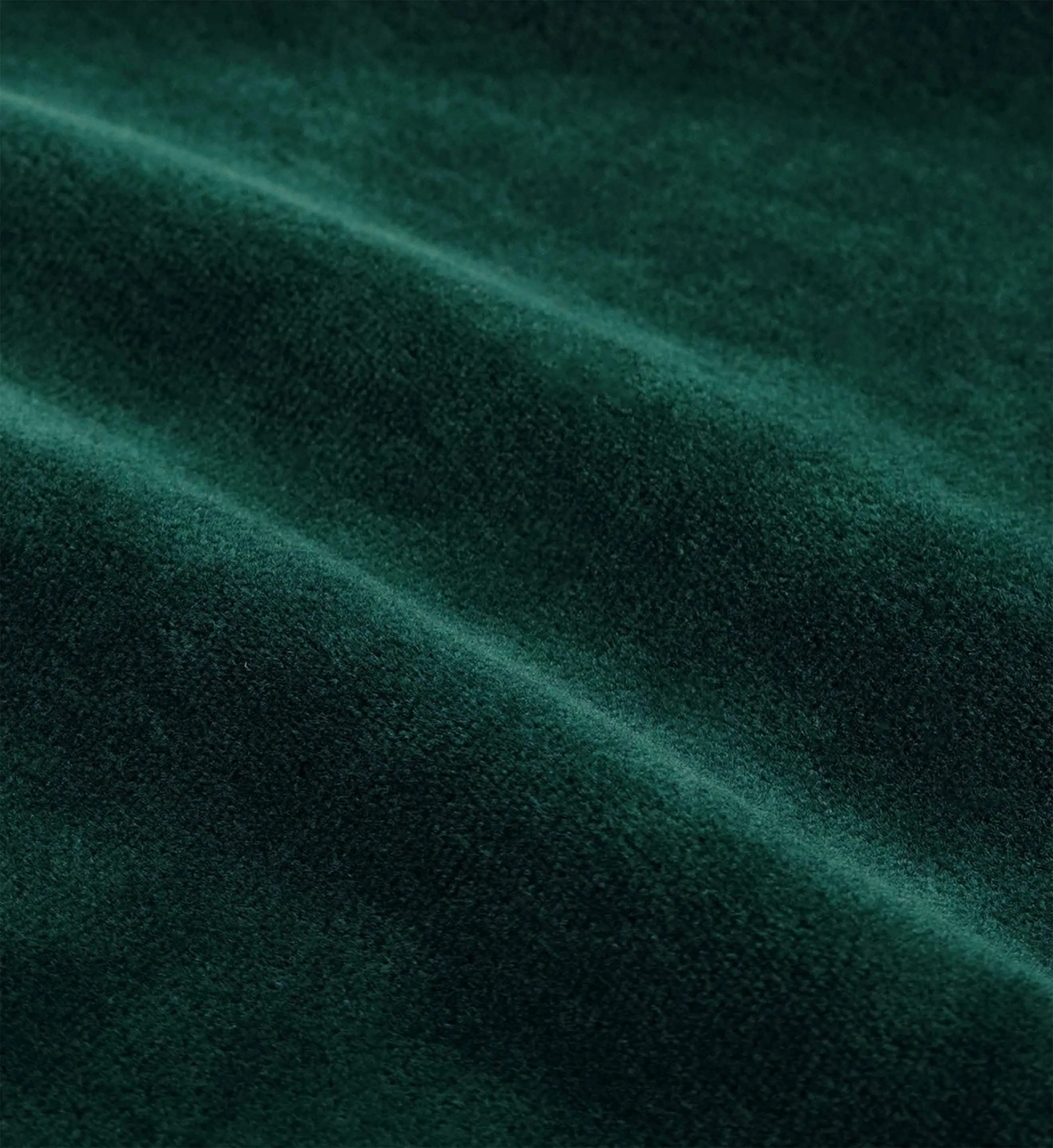 Faubourg Velour Track Jacket - Forest Green/Cream