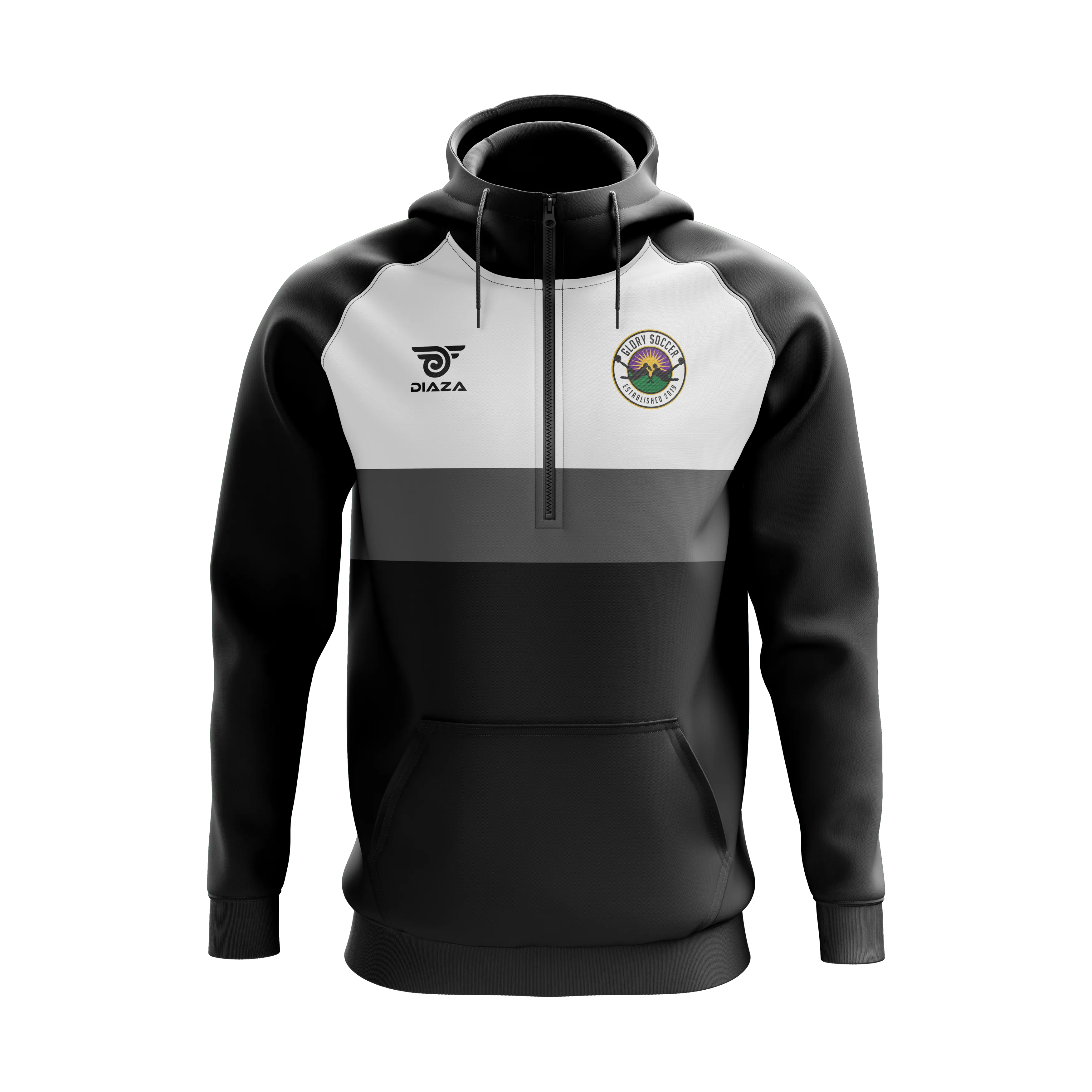 Glory 3/4 Zip Up Jacket With Hoodie