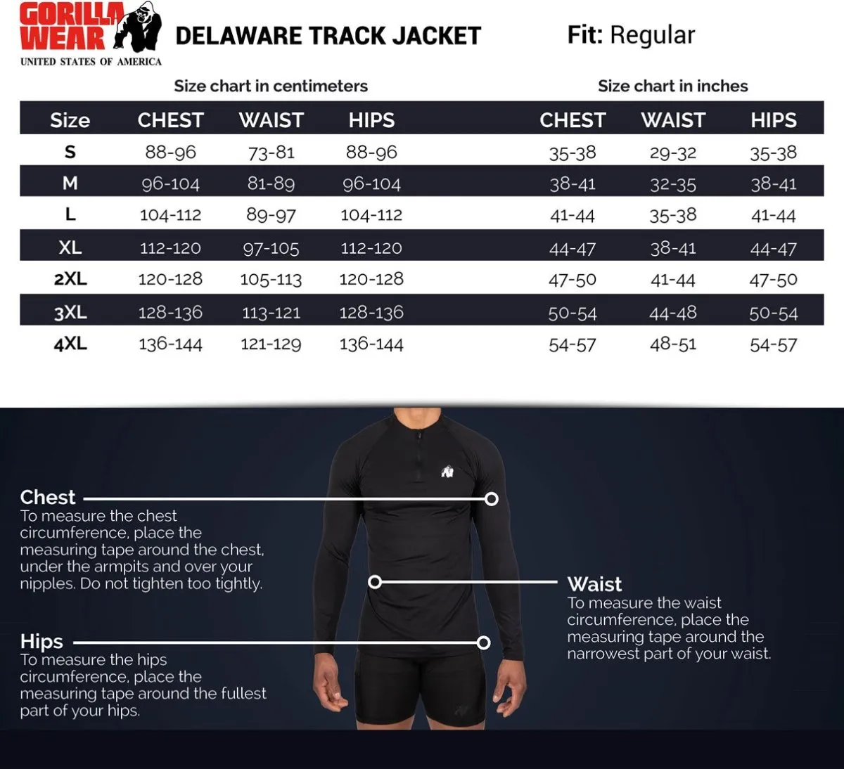 Gorilla Wear Delaware Jacket - Navy