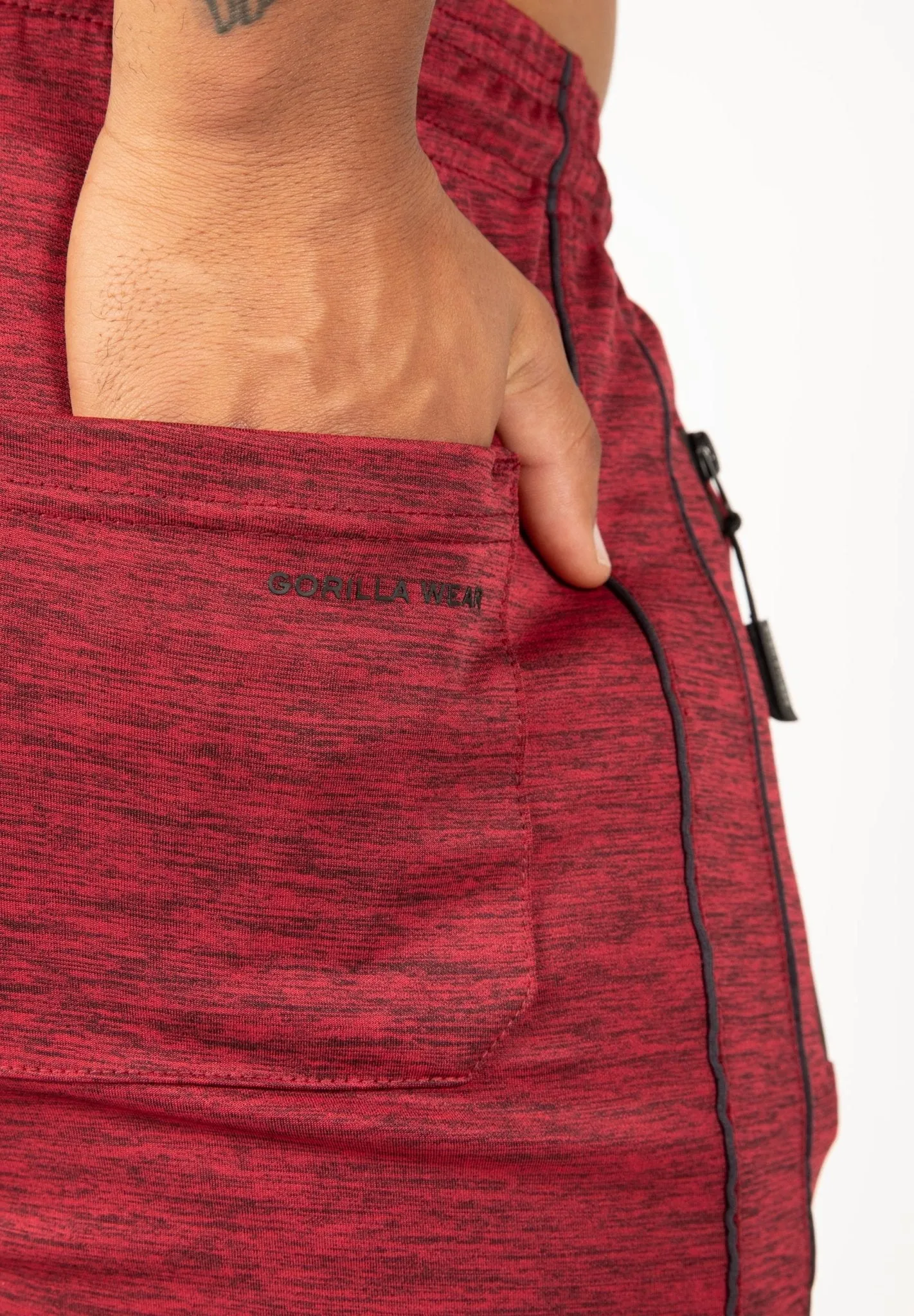 Gorilla Wear Wenden Track Pants - Burgundy Red