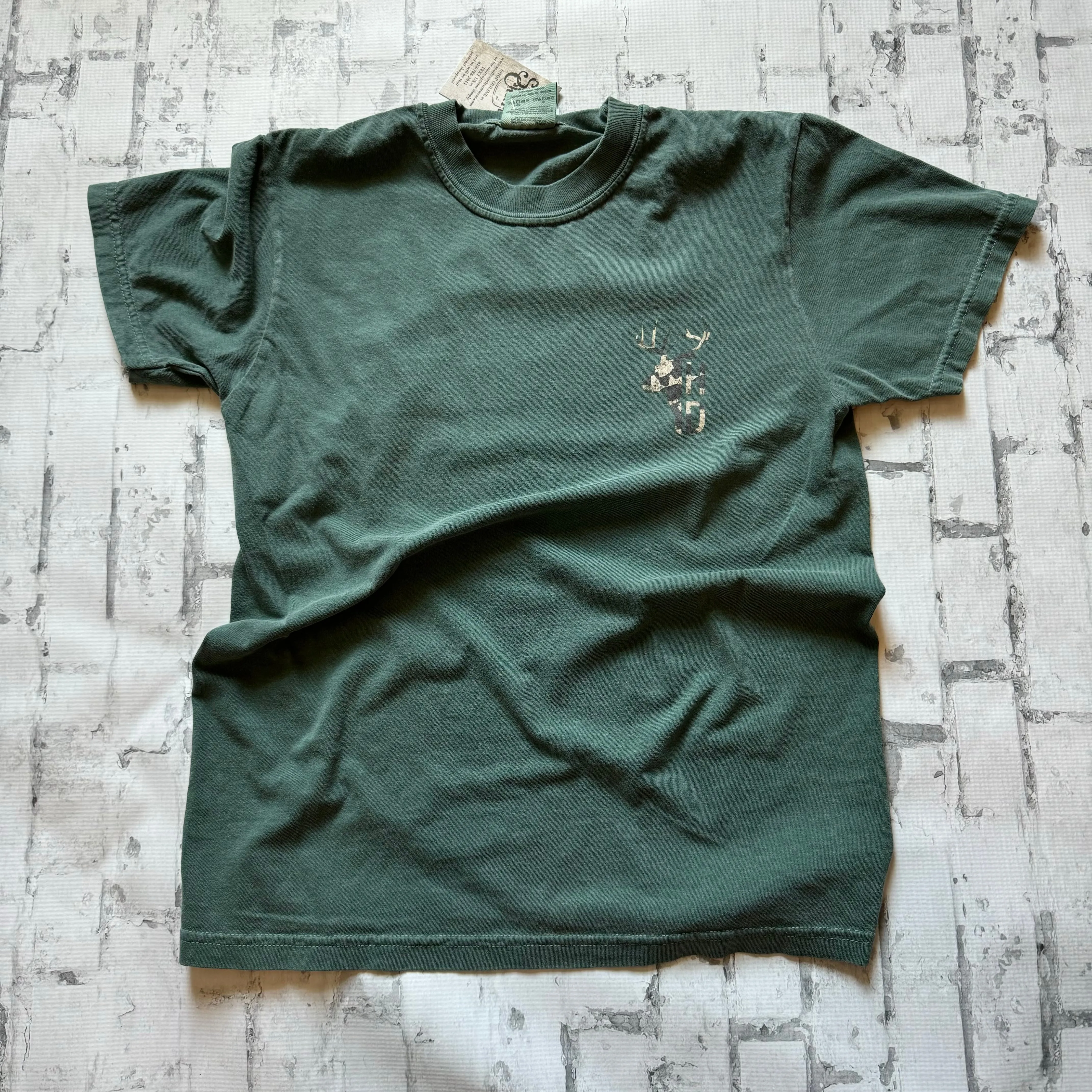 Hammer Down “Bag Em Tag Em” Short Sleeve T-shirt - Moss