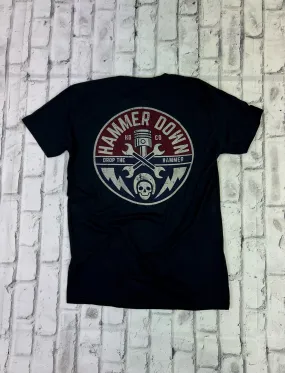 Hammer Down "Gear Head USA" Short Sleeve T-shirt - Black
