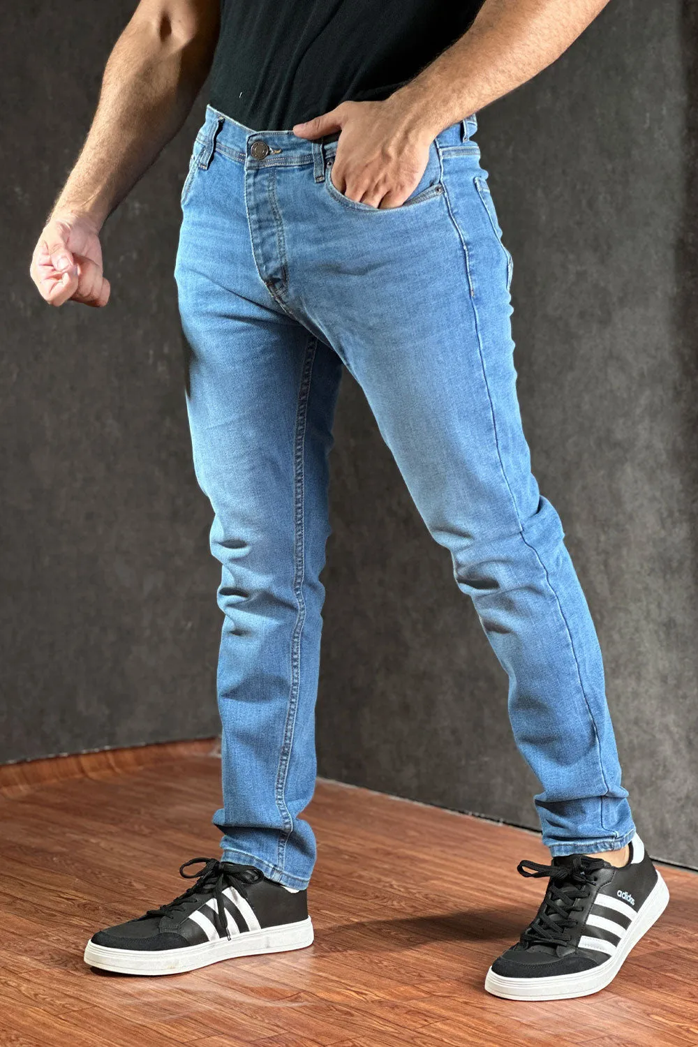 ITA SKy Blue Slim Fit Denim - 1124055