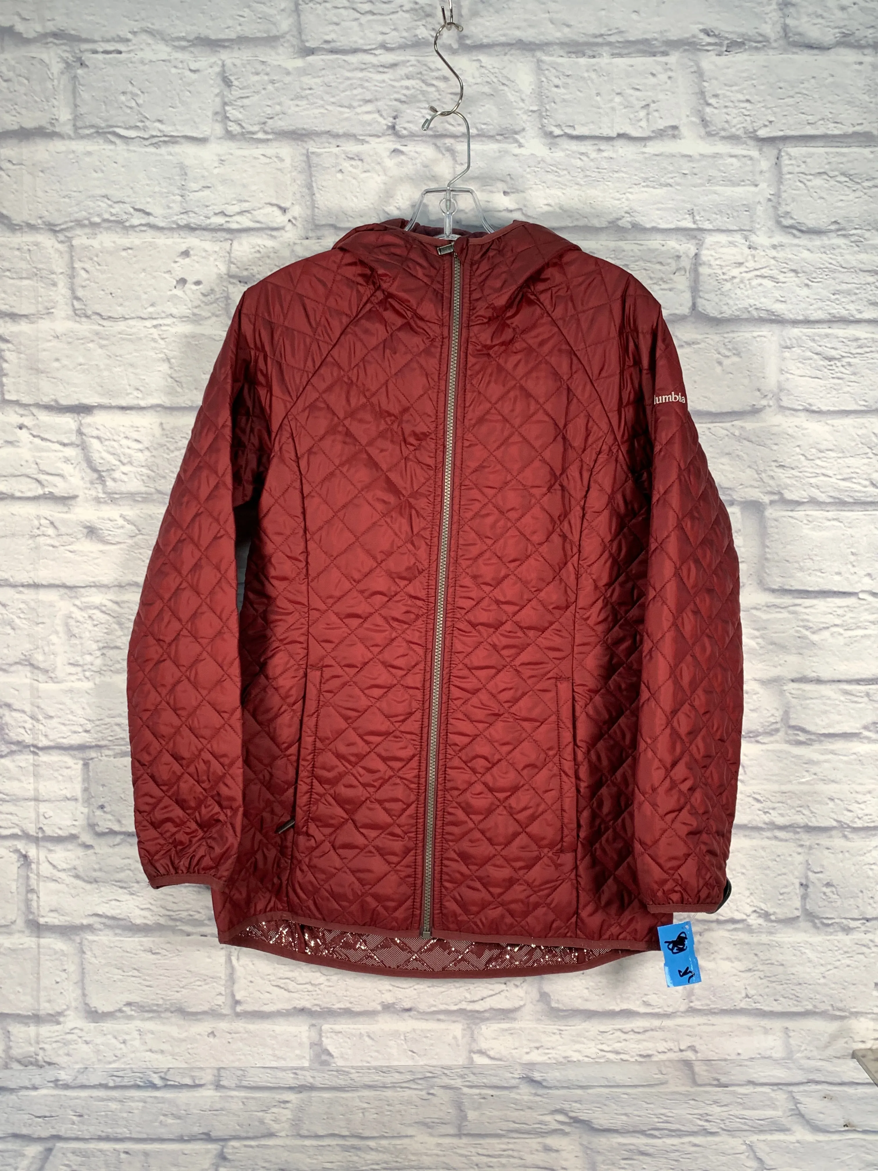 Jacket Puffer & Quilted By Columbia In Maroon, Size: S