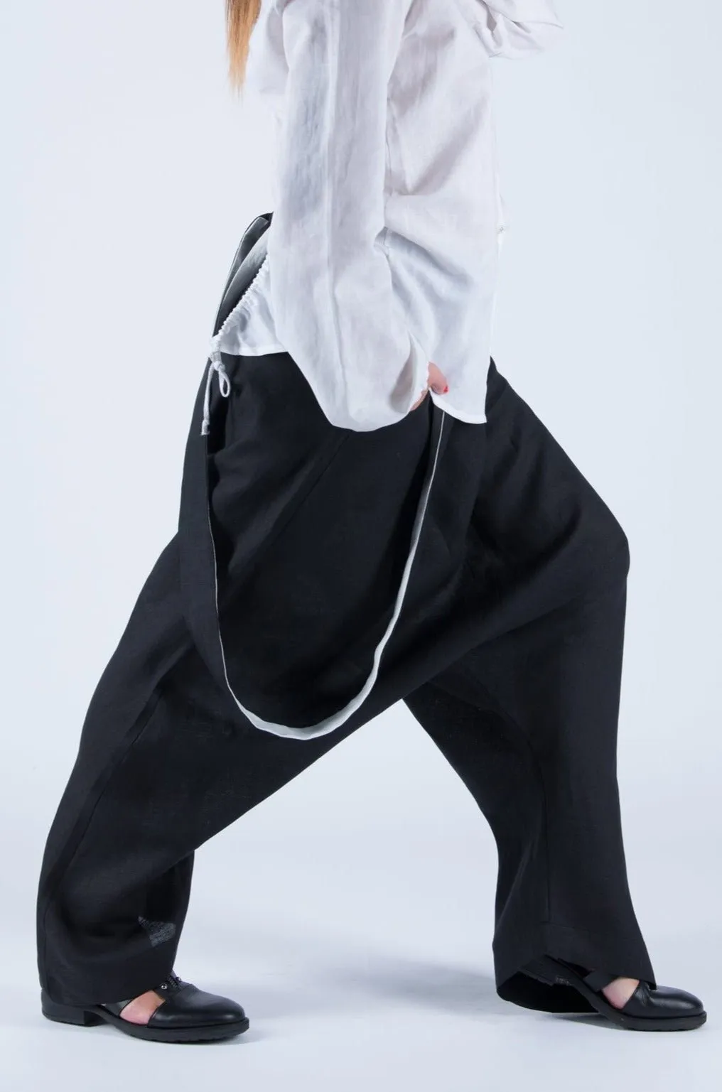JOANNA Linen Harem Pants