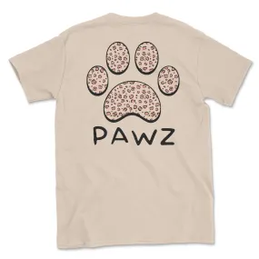 Leopard Pattern - Sand (Adult Short Sleeve T-Shirt)