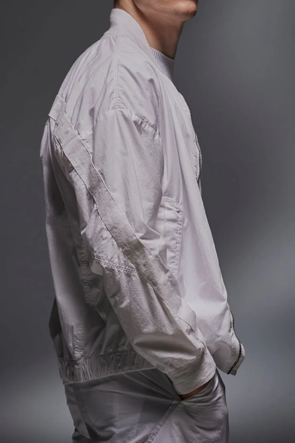 Linen Jacket in Ice