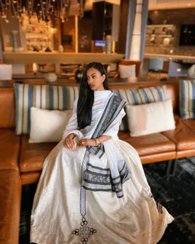 Mesmerizing Pattern  Habesha Dress Modern Habesha Kemis Design Habesha Libs es0093