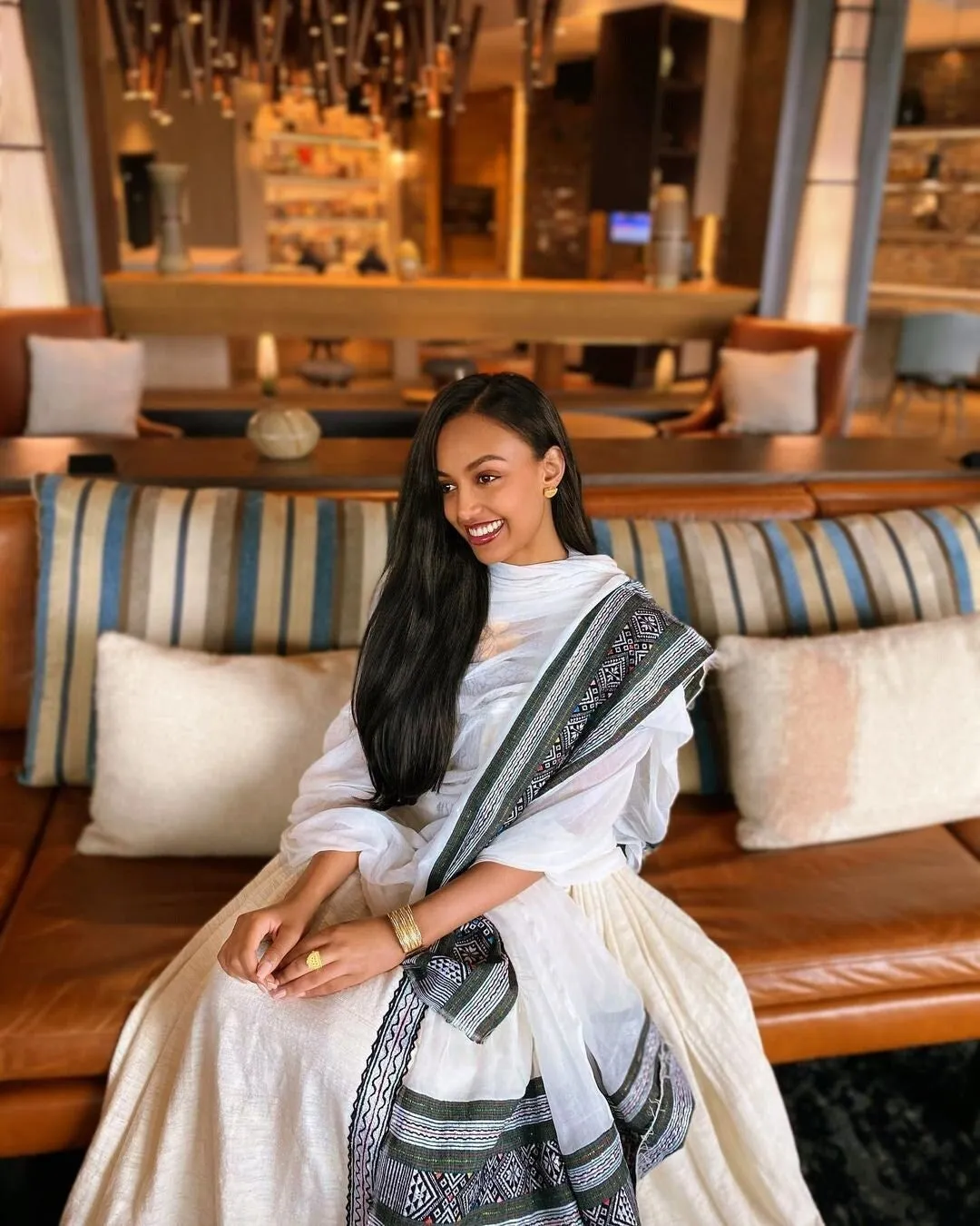 Mesmerizing Pattern  Habesha Dress Modern Habesha Kemis Design Habesha Libs es0093