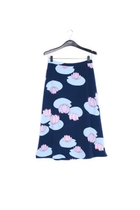 Midi flared skirt
