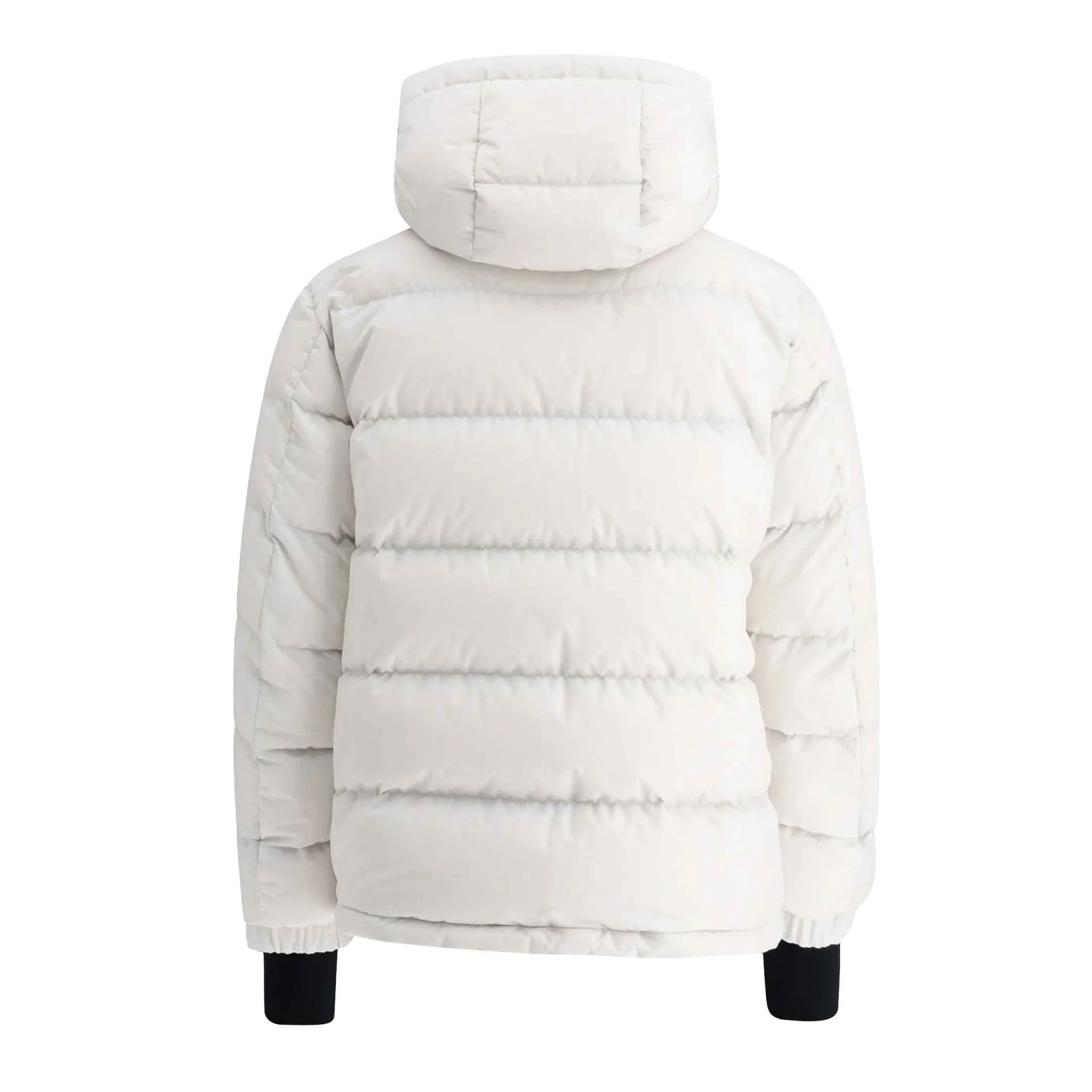 Moncler Grenoble Isorno Hooded Ski Down Jacket in White