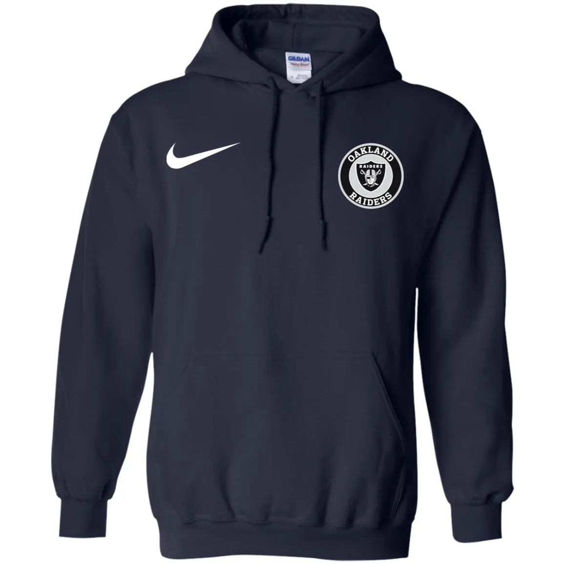 Nike Oakland Raiders Nfl Football Men Pullover Hoodie