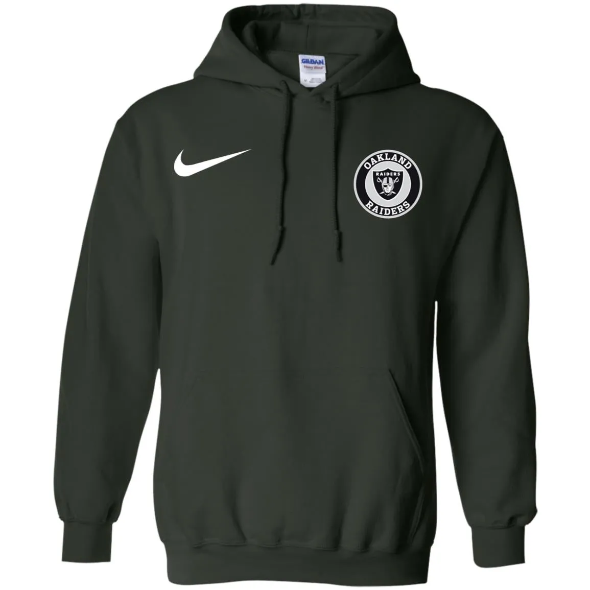 Nike Oakland Raiders Nfl Football Men Pullover Hoodie