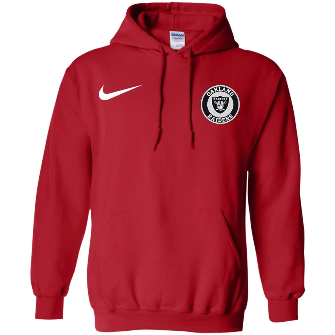 Nike Oakland Raiders Nfl Football Men Pullover Hoodie